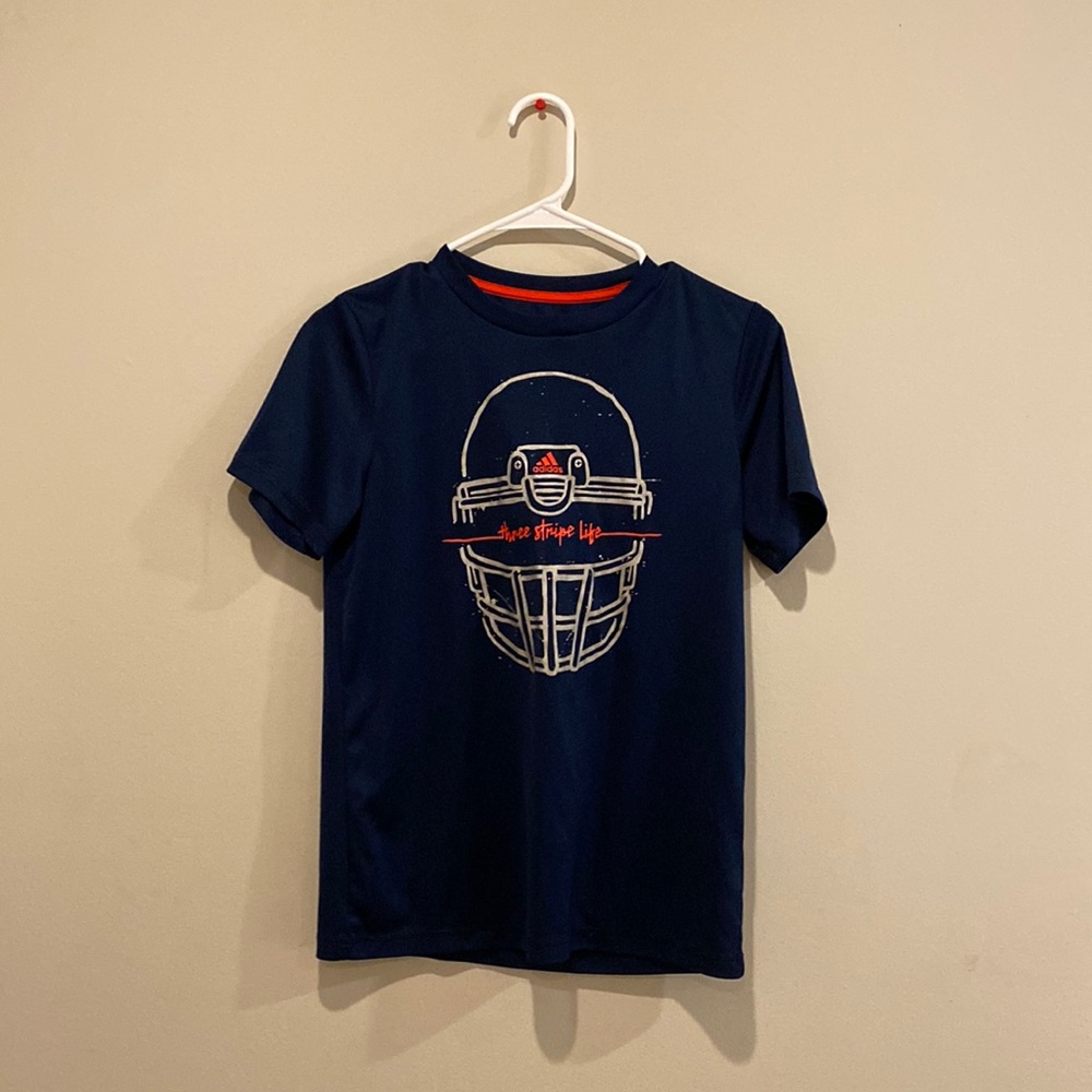 dark blue boys sport tee